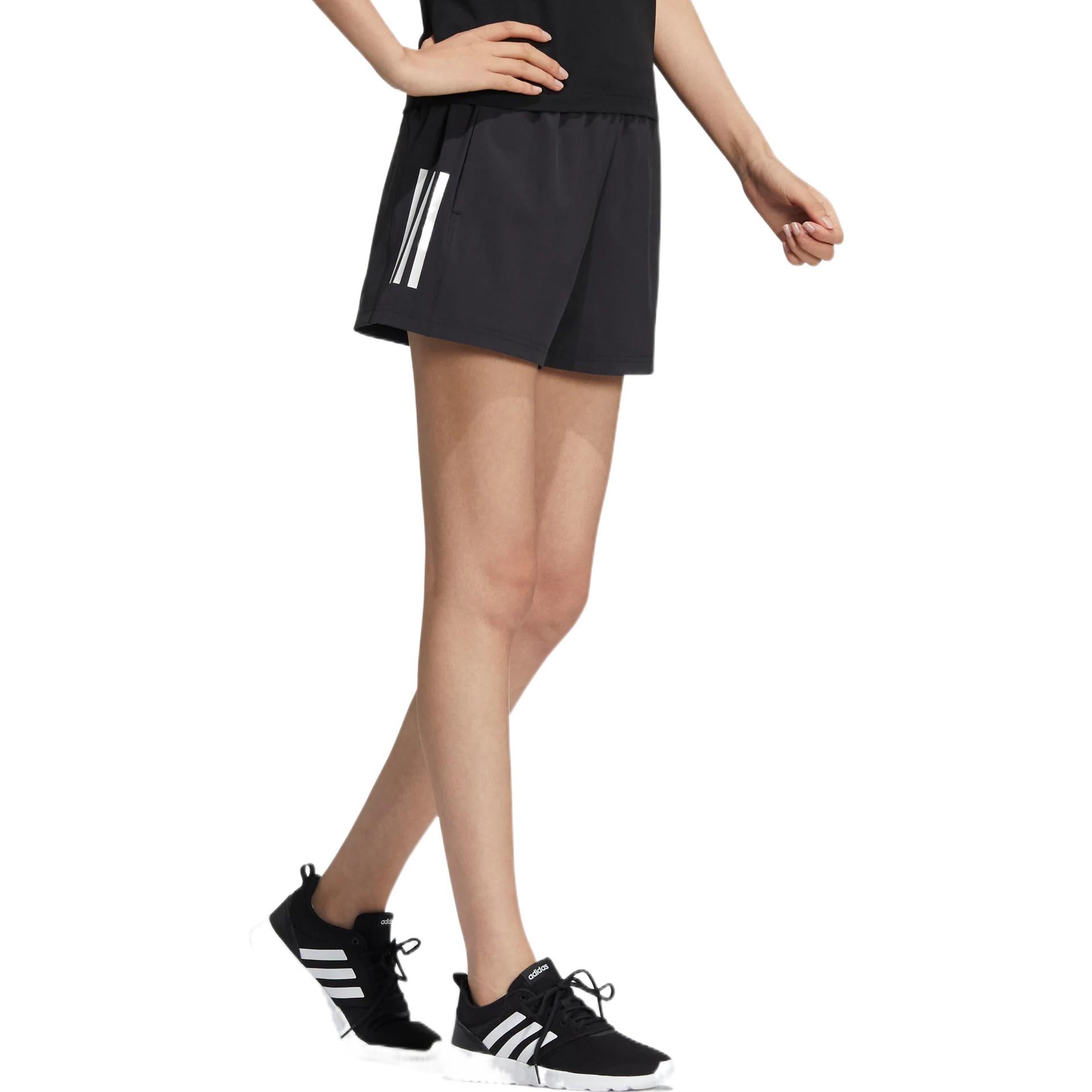 (WMNS) adidas Met Shir Shorts Asia Sizing 'Black' HF2470