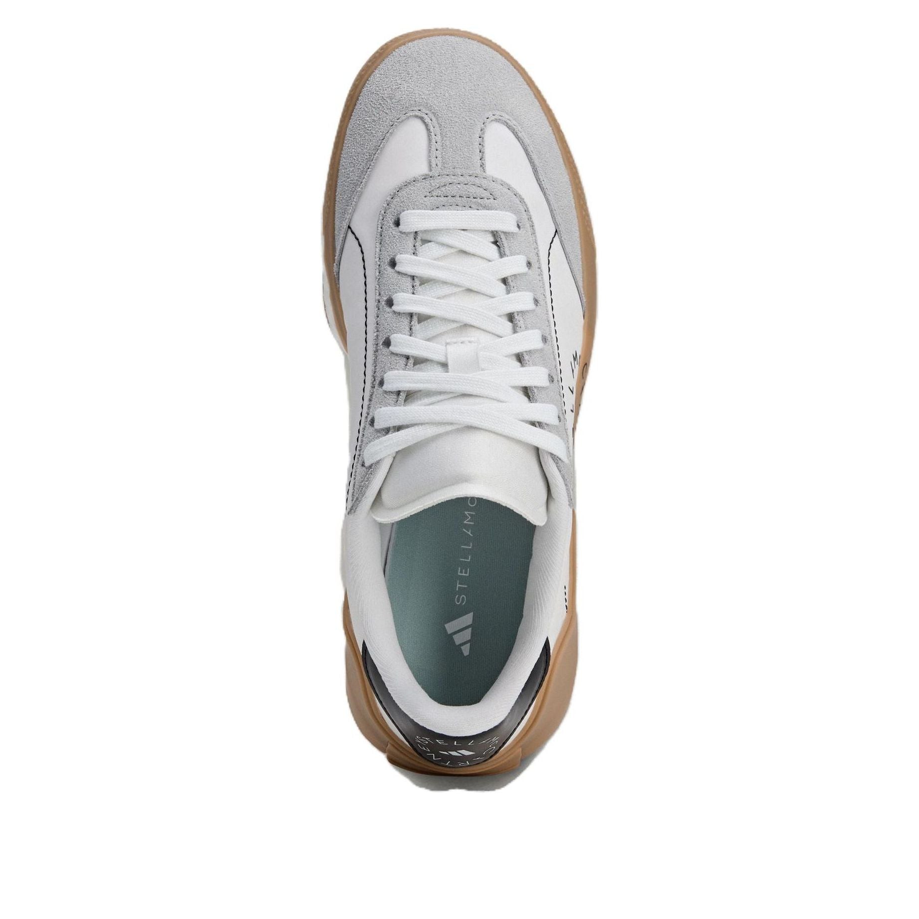 (WMNS) adidas Court Boost By Stella Mccartney 'Cloud White Charcoal Core Black' IE8768