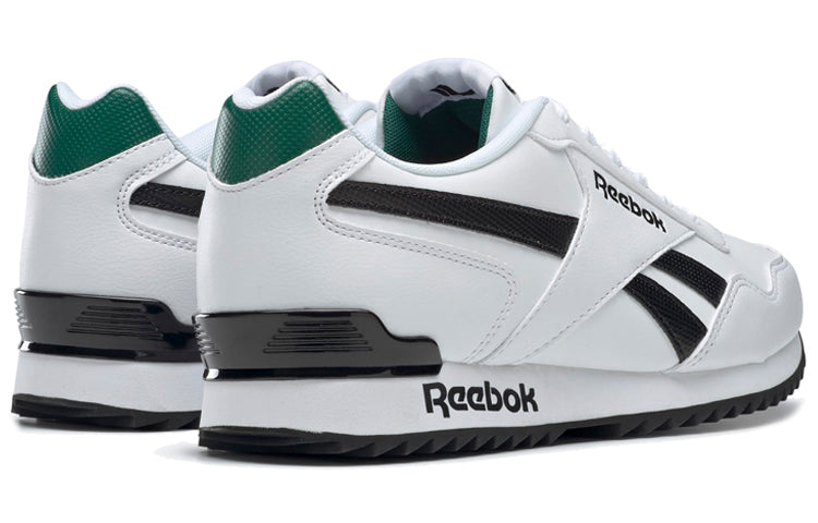 Reebok Royal Glide Running Shoes White/Black/Green EG5217