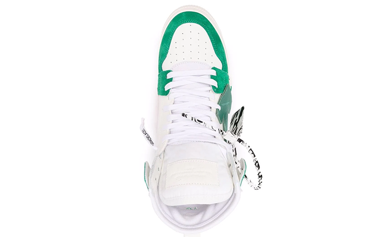 Off-White Vulcanized High-Top 'Green White' OMIA225F21LEA0010155