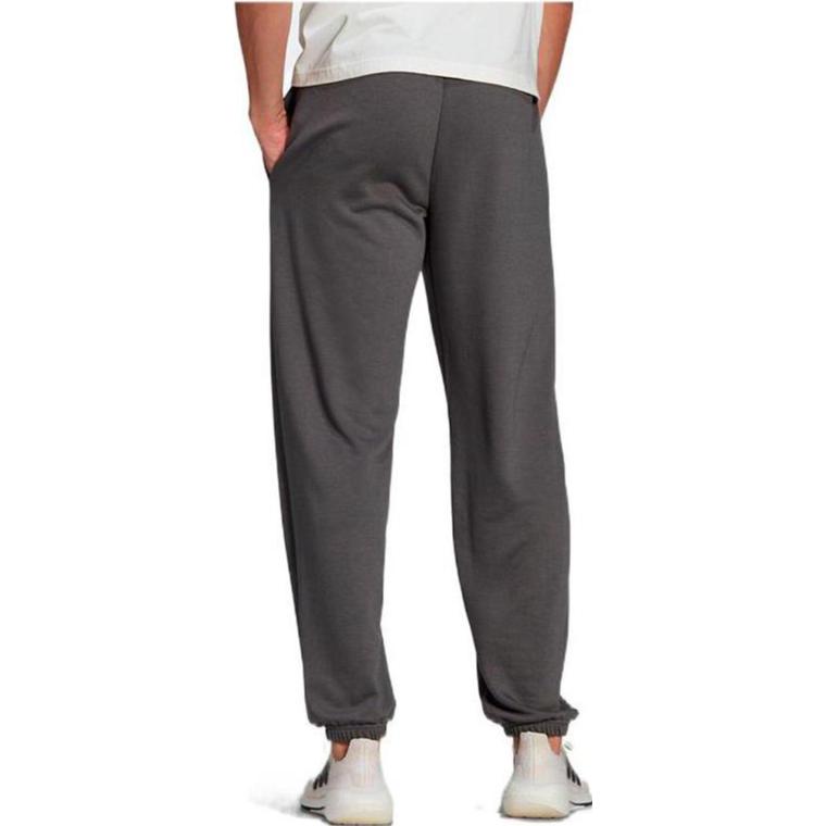 Men's adidas Solid Color Brand Logo Printing Bundle Feet Athleisure Casual Sports Pants Light Grey H61155
