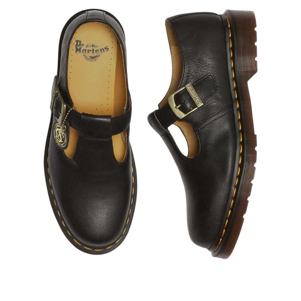 Dr. Martens T-Bar Regency Leather Mary Jane Shoes 'Black' 31528001