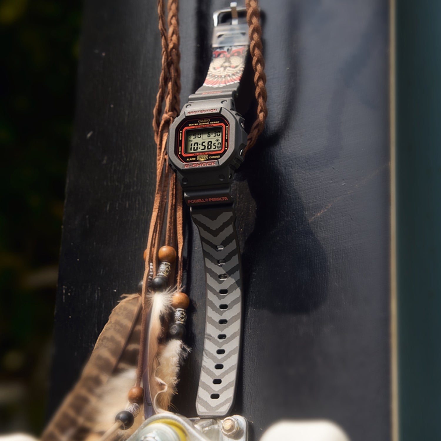 CASIO Kelvin Hoefler x Powell Peralta G-Shock Digital 'Black' DW-5600KH-1