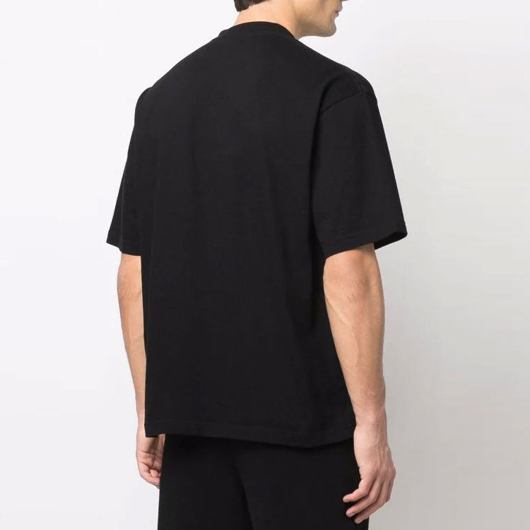 Balenciaga Slime Logo T-Shirt Medium-Fit 'Black' 612966TLVF11069