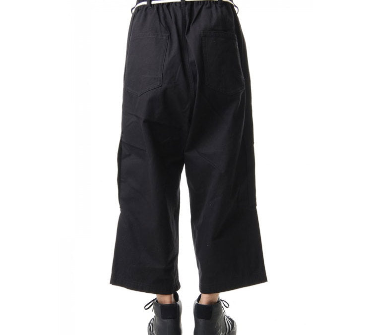 adidas Y-3 Canvas Workwear Cropped Pants 'Black' FP8678
