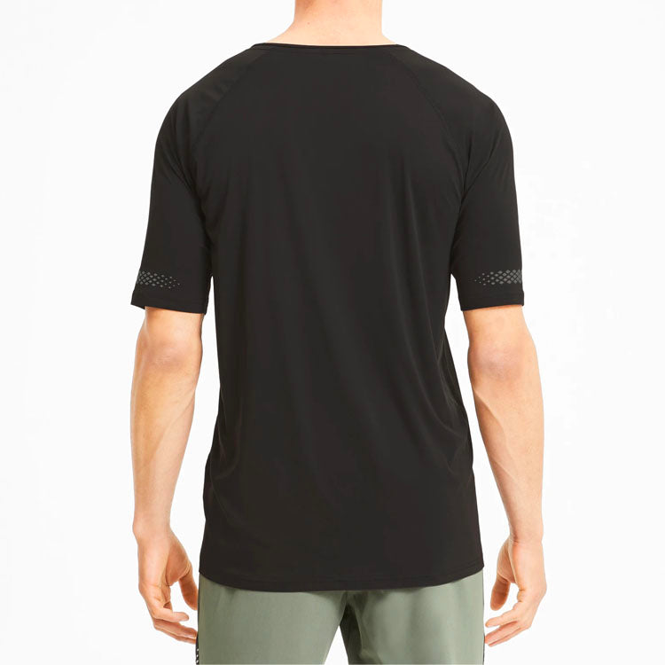 PUMA Runner Id Running Gym Training Short Sleeve Black 519380-01