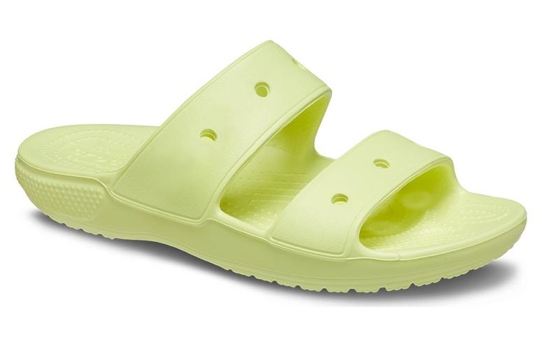 Crocs Classic Clog Cozy Unisex Yellow Slippers 206761-75U