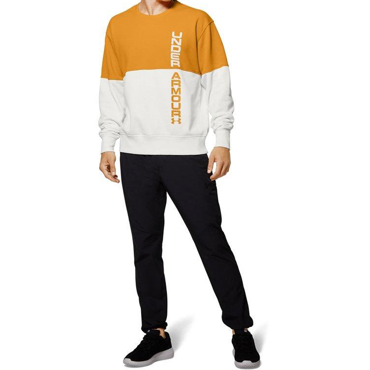 Under Armour Unisex Fleece Sweatshirt White 1351094-113