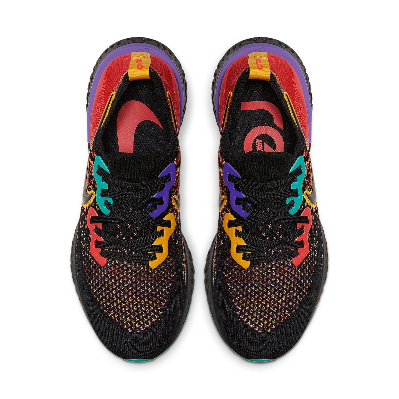 (WMNS) Nike Epic React Flyknit 2 'Black Ember Glow' CK0818-001