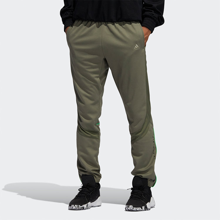 adidas Rose CU PNT Basketball Sports Long Pants Green GE2937