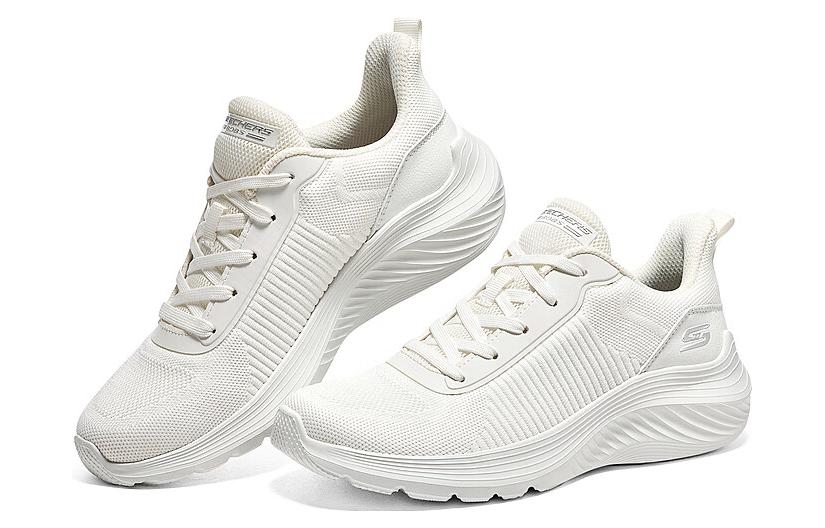(WMNS) Skechers Bobs Squad Waves 'White' 117470-OFWT