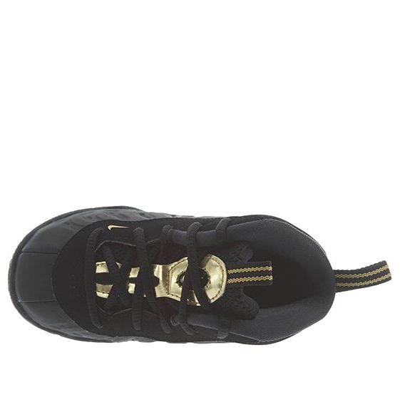 (TD) Nike Little Posite Pro 'Black Metallic Gold' 843769-010