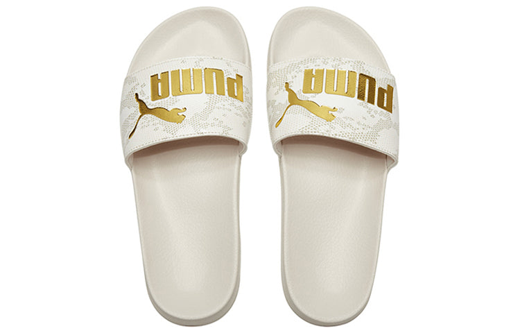 (WMNS) PUMA Leadcat Snake Lux Slide Sandal White 370693-02