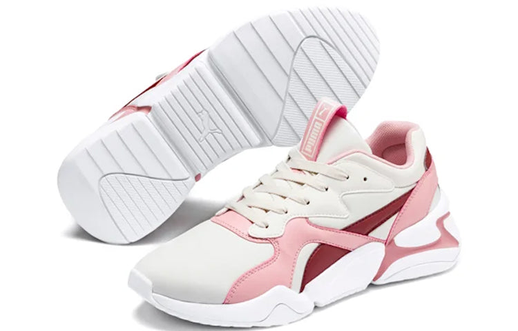 (WMNS) PUMA Nova White/Pink 370815-03