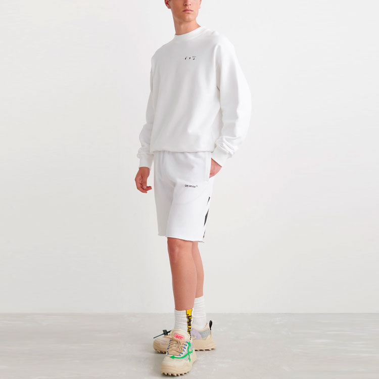 Off-White SS22 Sports Shorts Version White OMCI006C99FLE0050110