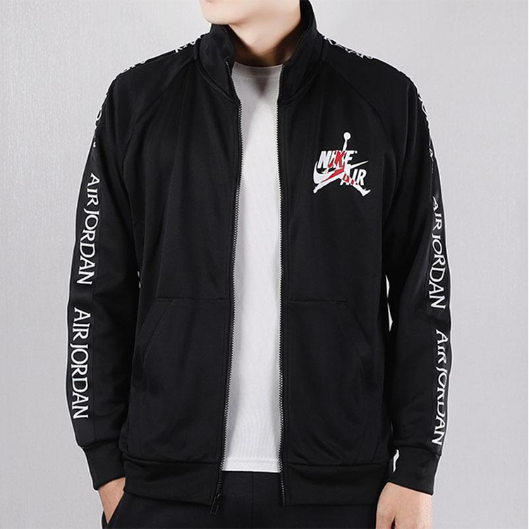 Nike Stand-up Collar Zipper Coat Male Black CK2181-010