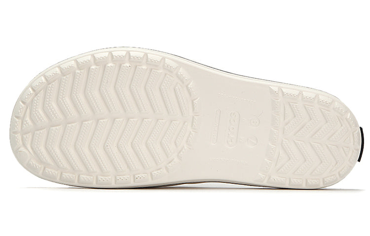 Crocs Fashion Casual White Slippers 'White Black' 204108-103