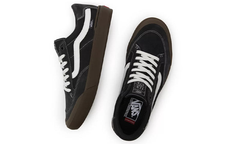 Vans Berle Low Tops Casual Skateboarding Shoes Unisex Black Brown VN0A5JIJACU