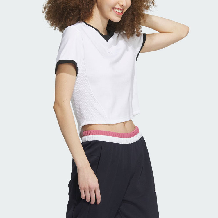 (WMNS) adidas Rco Graphic Short Sleeve Tee 'White' IP7106