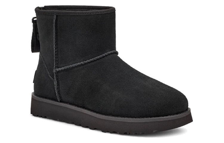 (WMNS) UGG Classic Mini Logo Zip 'Black' 1122671-BLK