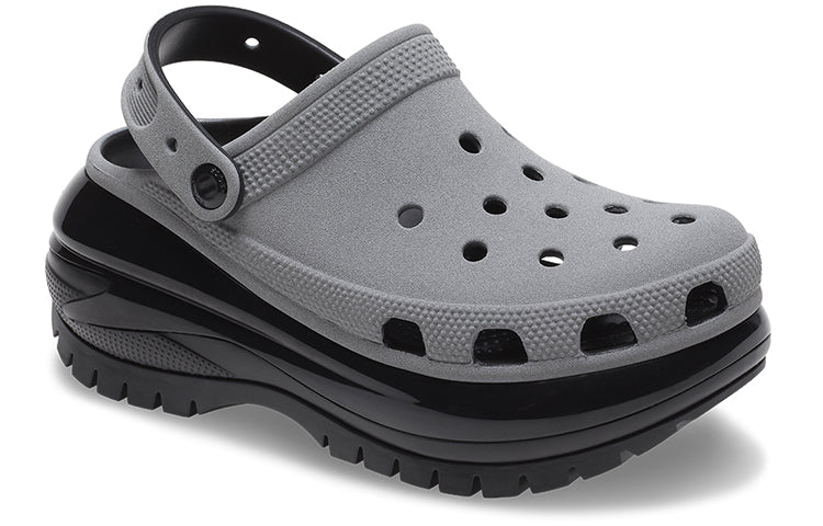 Crocs Mega Crush Reflective Clogs 'Grey Black' 209172-1LP