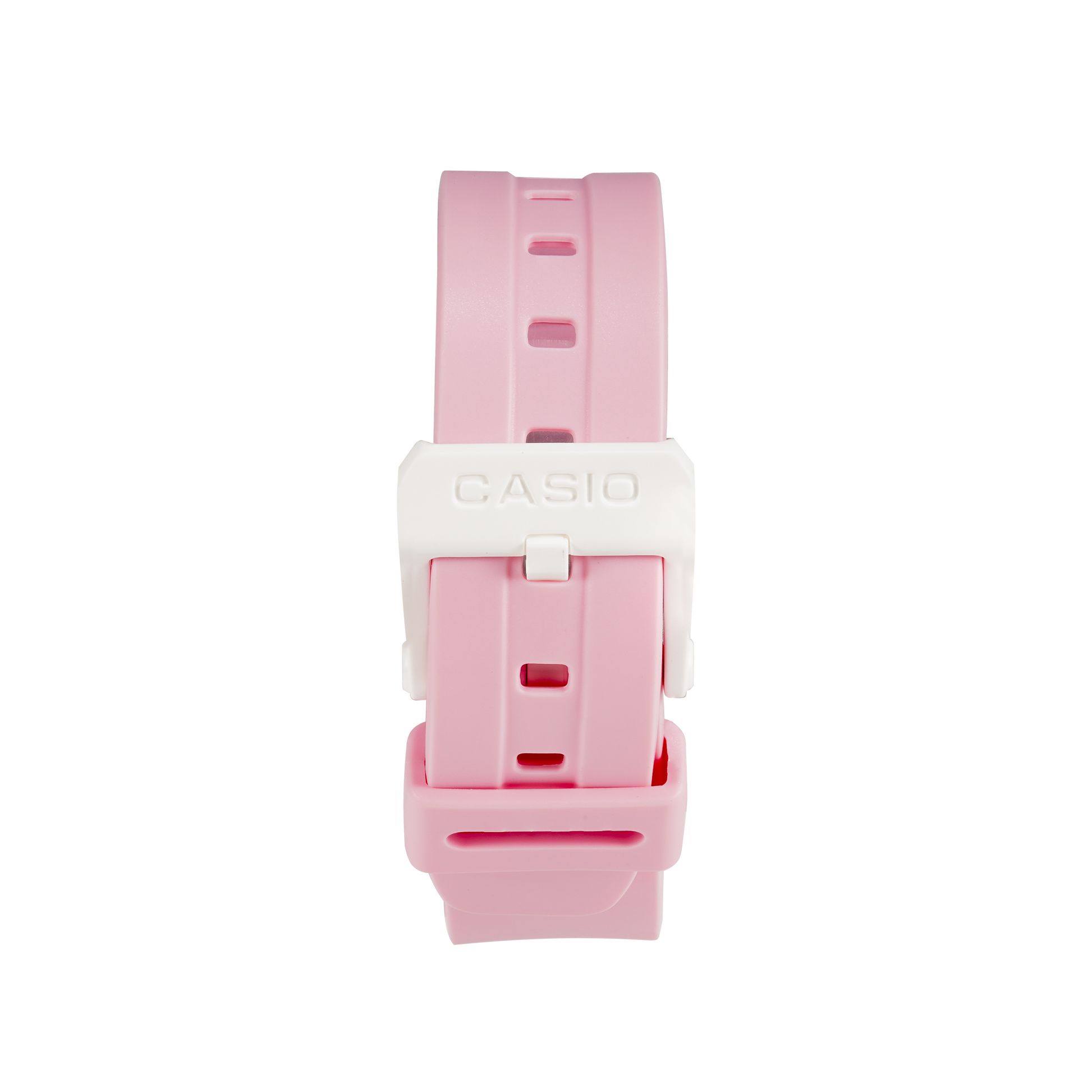 CASIO Minimalistic Temperament Small Cube Waterproof Led Lights Resin Strap Waterproof Watch Pink Digital LA-20WH-4A1