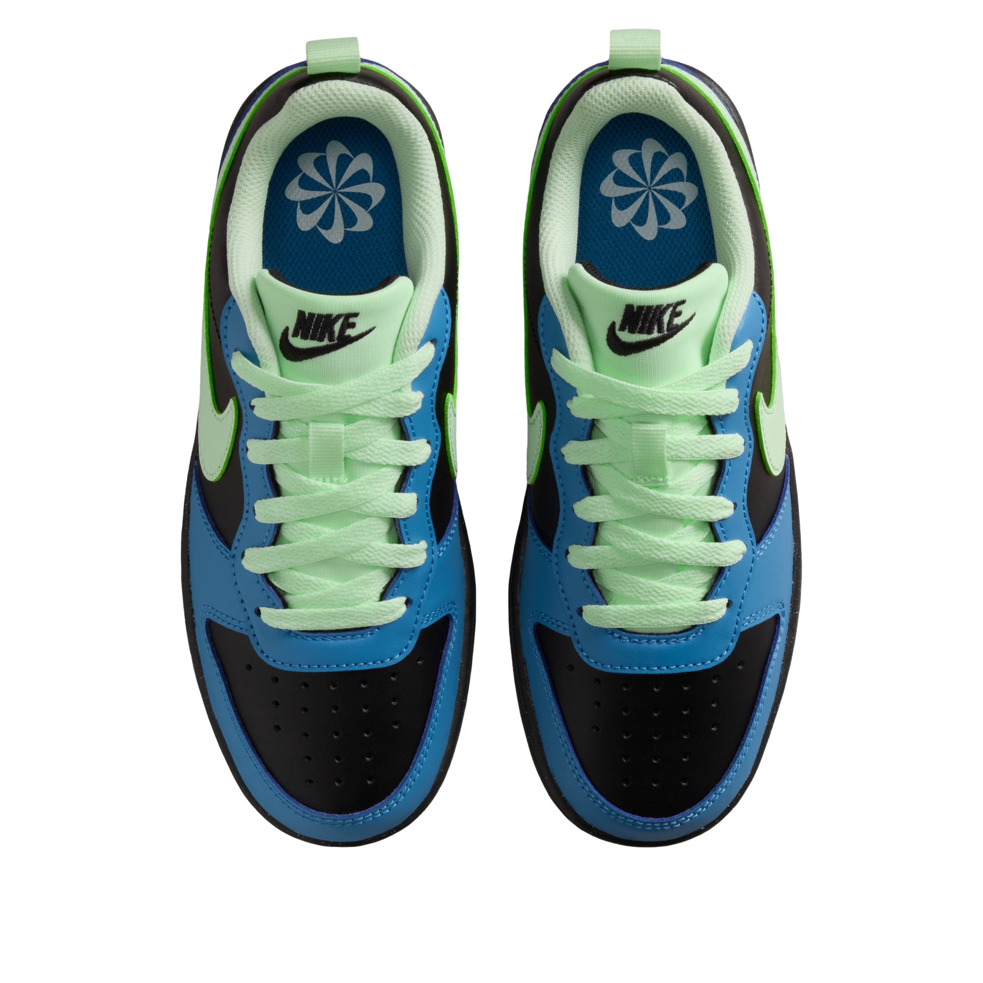 (GS) Nike Court Borough Low Recraft 'Black Blue Green' DV5456-012