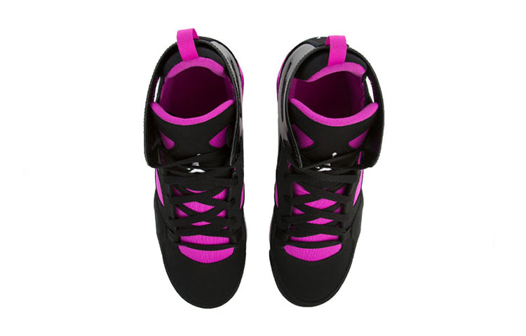 (GS) Air Jordan Flight Club 91 'Black Fuchsia Blast' 555333-028