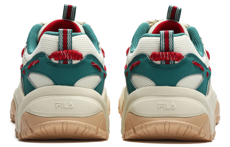 (WMNS) FILA Fluid 4 Sneakers 'Cream Green Red' F12W312101FCC