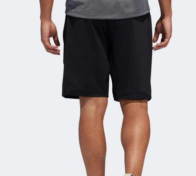adidas Sports Slogan Knitted Shorts Men Black DU1592