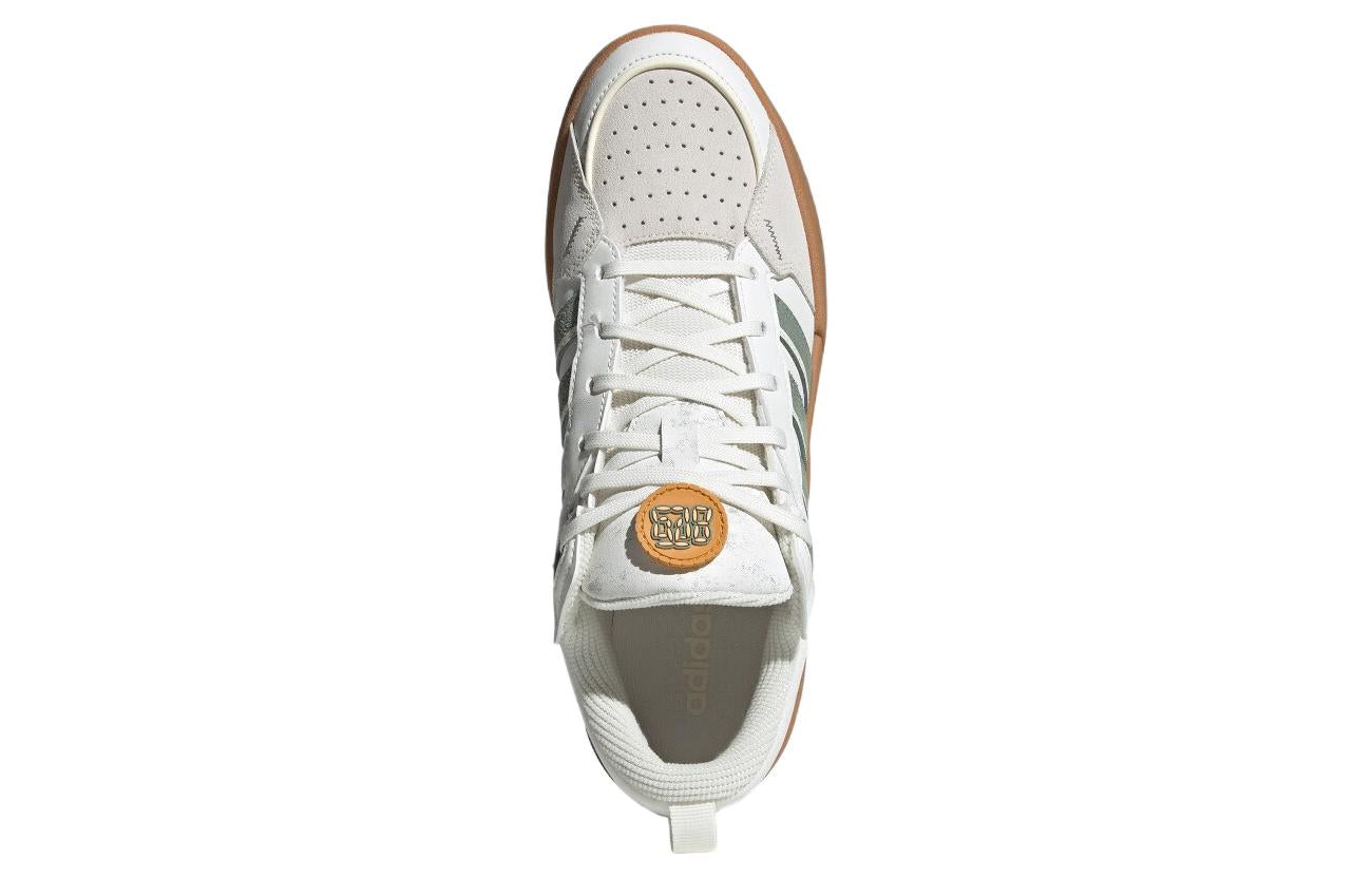 adidas Neo 100DB Basketball Shoes 'Beige White Green' IG1568