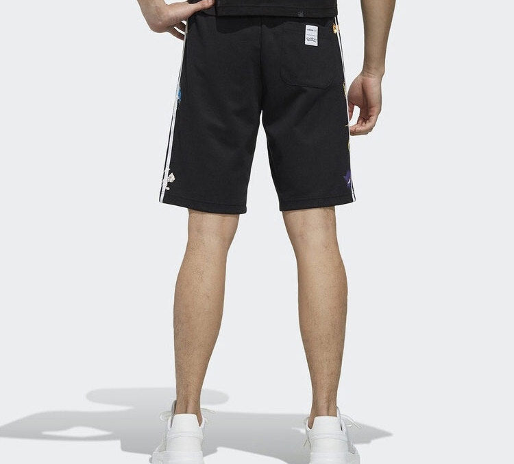 adidas neo x Pokmon Crossover Side Stripe Sports Shorts Black FM0322