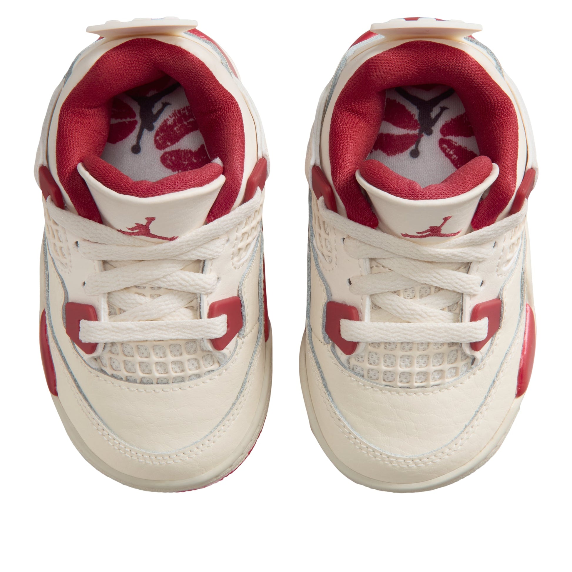 (TD) Air Jordan 4 'Pale Ivory Tough Red' HV4384-108