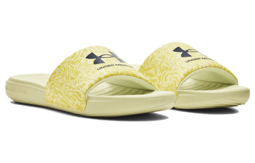 (WMNS) Under Armour Ansa Graphic Slide 'Lemon Ice' 3024436-304