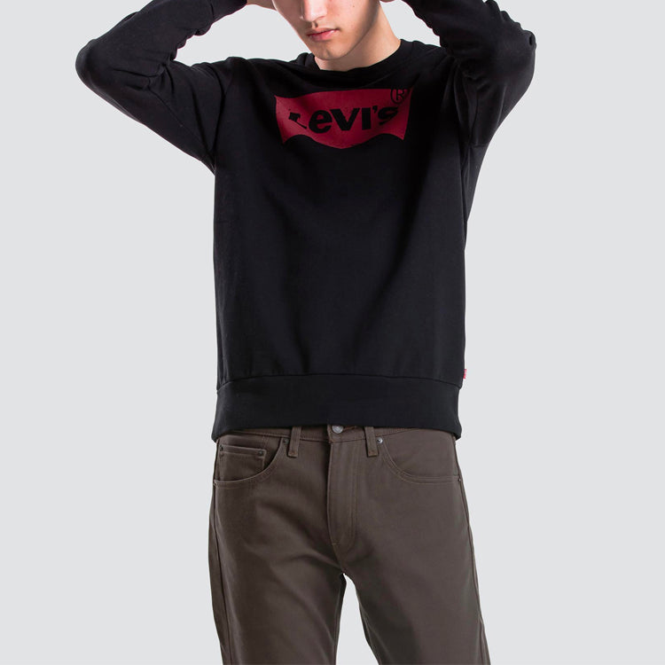 Men's Levis Round Neck Printing Black 19492-0027