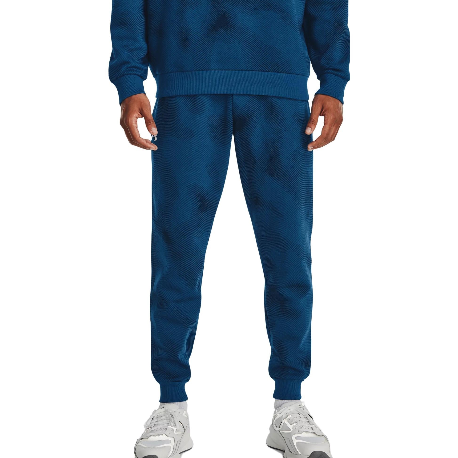 Under Armour Rival Fleece Printed Joggers 'College Blue' 1379777-426