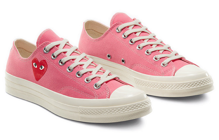 Converse x COMME des GARCONS PLAY Chuck 70 Low 'Bright Pink' 168304C