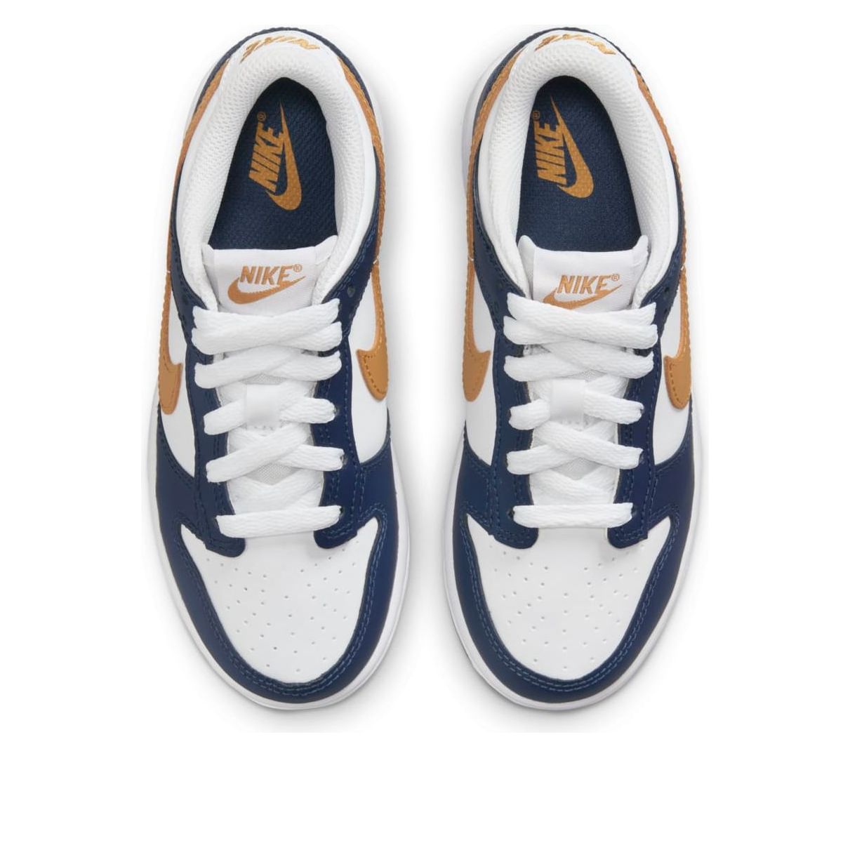 (PS) Nike Dunk Low 'White Midnight Navy Wheat' FB9108-111