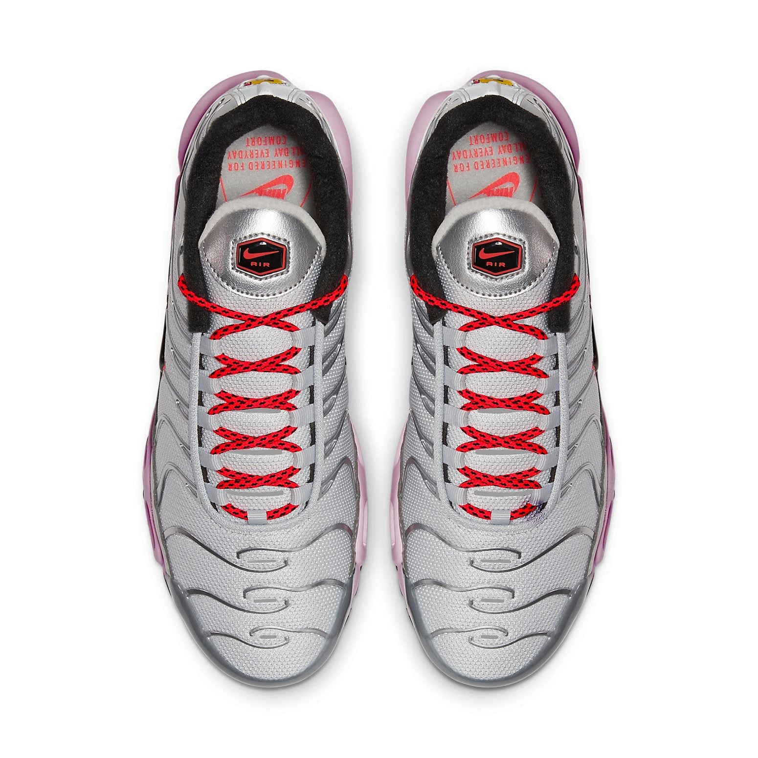 (WMNS) Nike Air Max Plus 'Metallic Silver Bright Crimson' CT2545-001