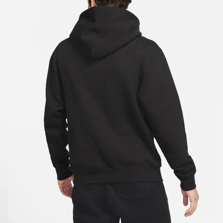 Air Jordan Logo Fleece Pullover Hoodie 'Black' DA9819-010