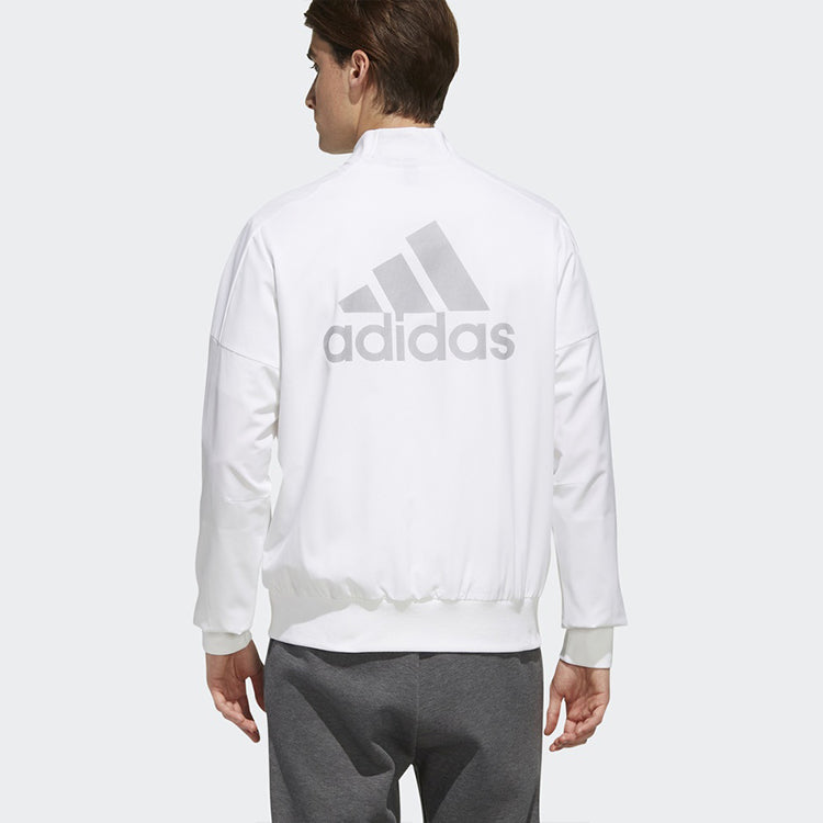 adidas O2 JKT 3S Bomb Casual Sports Jacket White EH3774