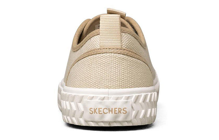 (WMNS) Skechers Street Trax Low-Top Canvas Shoes White 155382-OFWT