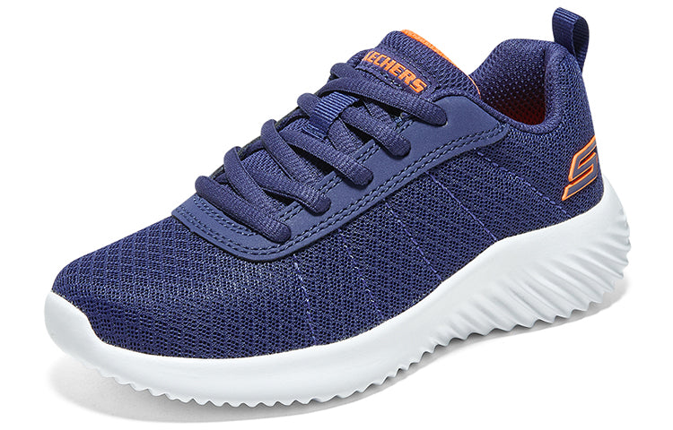 (GS) Skechers Bounder - Karonik Shoes 'Blue Orange' 403745L-NVY