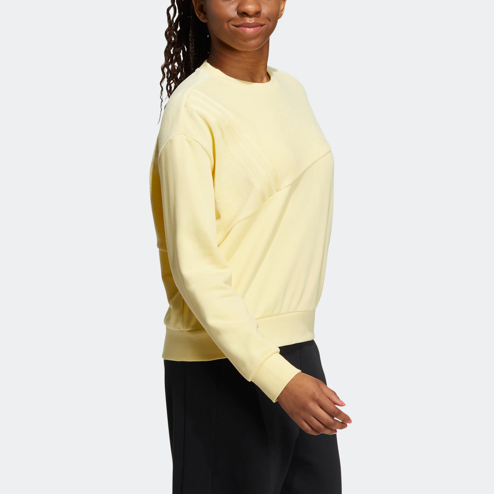 (WMNS) adidas Neo Vbe Sweaters 'Yellow' HN2370