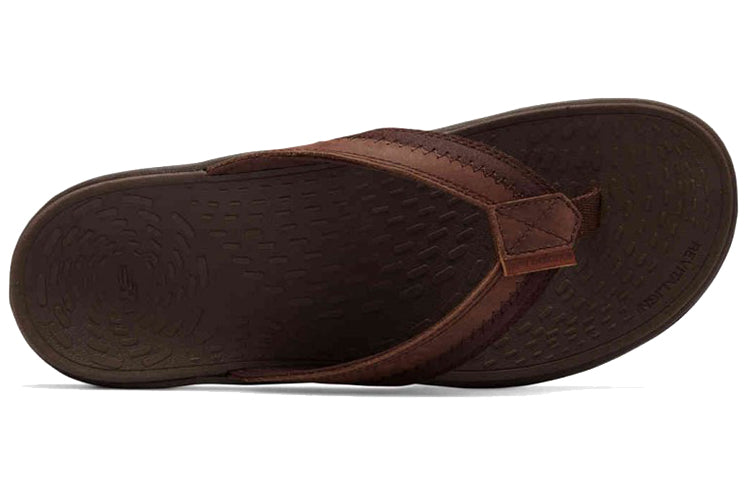 New Balance 6100 Series Pinnacle Retro Casual Flip-Flops Brown MR6100WSK
