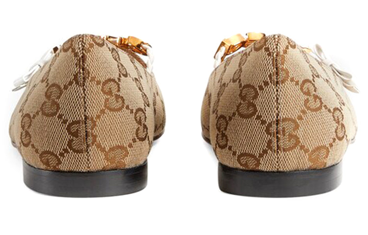 (WMNS) Gucci ballet flat 'Beige' 677405-KY980-9770