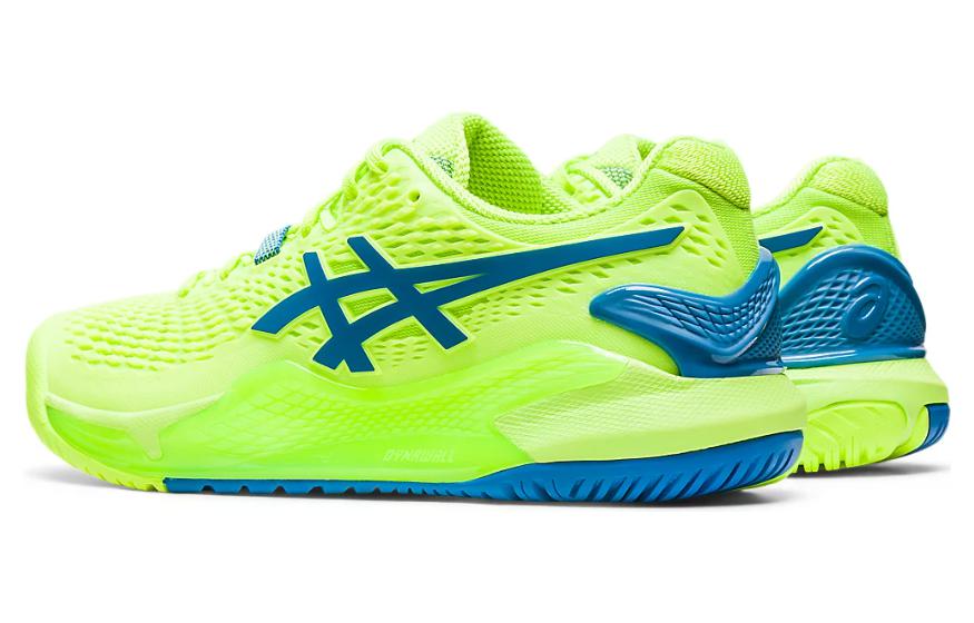 (WMNS) ASICS Gel Resolution 9 'Hazard Green' 1042A208-300