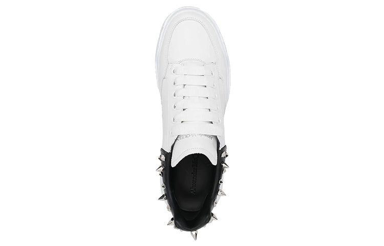 Alexander McQueen Court Trainer 'Studded - White Black' 705808WICD59089