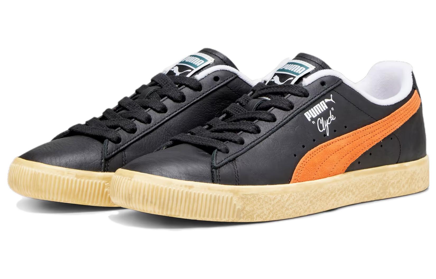 PUMA Clyde Vintage 'Black Rickie Orange' 394687-02