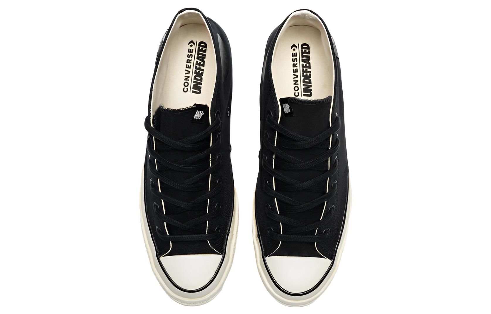 Converse x UNDEFEATED 1970s Mid 'Black White' A00673C